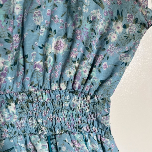 Cotton Floral Summer Dress with Pockets - Picture 4 of 11